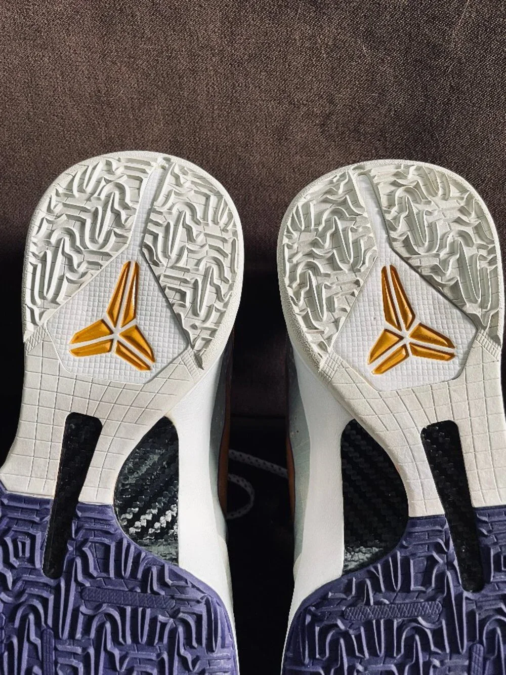 Nike Air Zoom Kobe 6 VI Lakers Away Near Deadstock Mens 13 US 47.5 EUR white